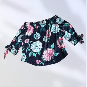 7th Avenue Design Studio Floral Blouse